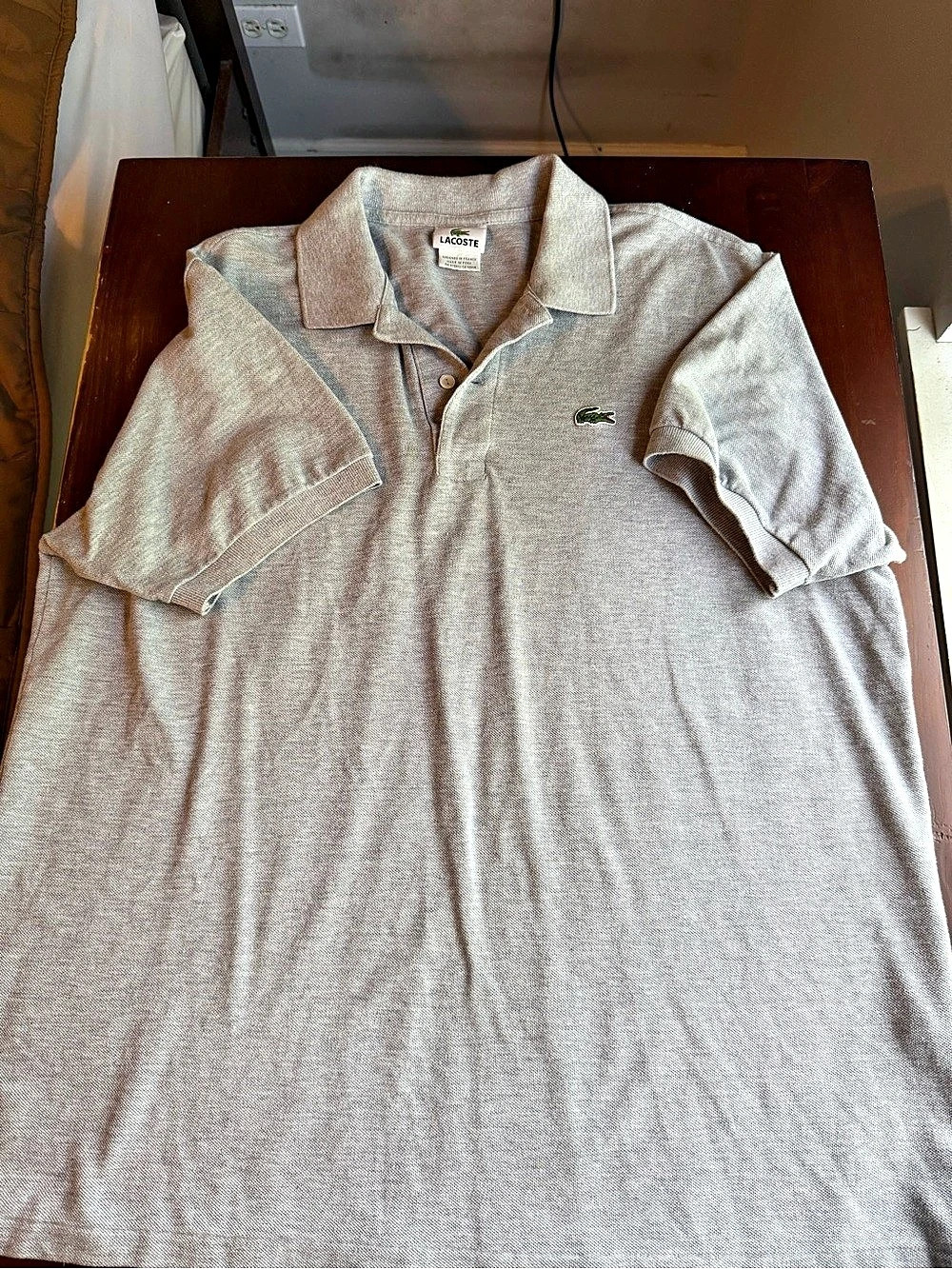 Lacoste Original L.12.12 Petit Piqué Polo Shirt grey